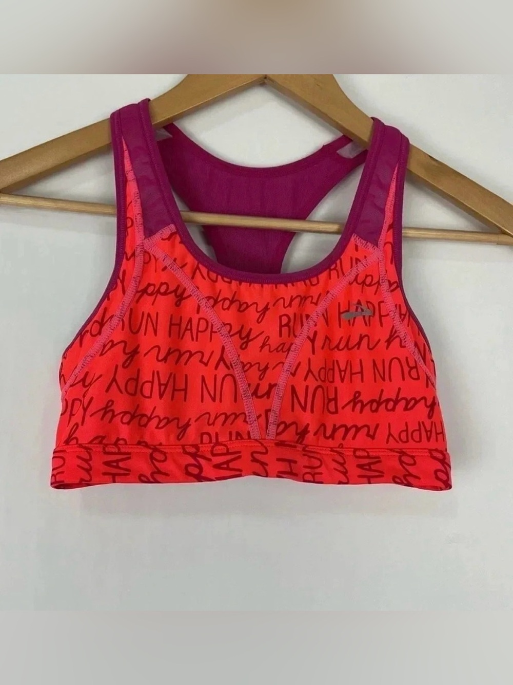 Brooks Run Happy Racerback Sports‎ Bra